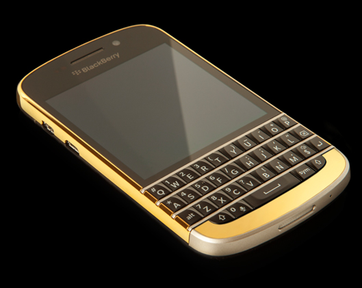 24 CT Gold BlackBerry Q10 Competition