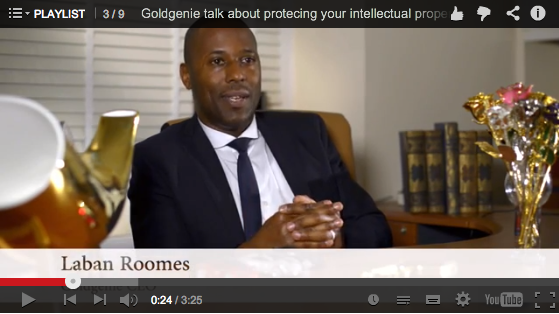 Watch Video - Laban Roomes Speaks about Intellectual Property to the Intellectual Property Office U.K.