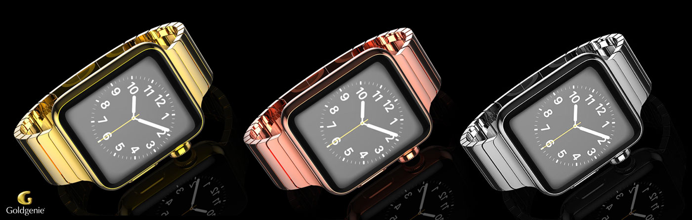 Goldgenie Apple Watch Elite Gold Rose Gold Platinum1 1 - Goldgenie ...