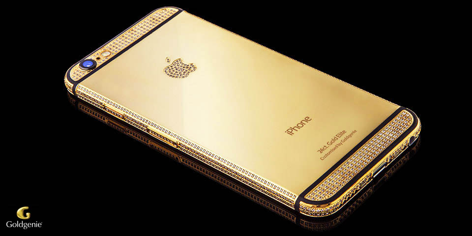 24k Gold iPhone 6 Brilliance, available to win at mobiles.co.uk