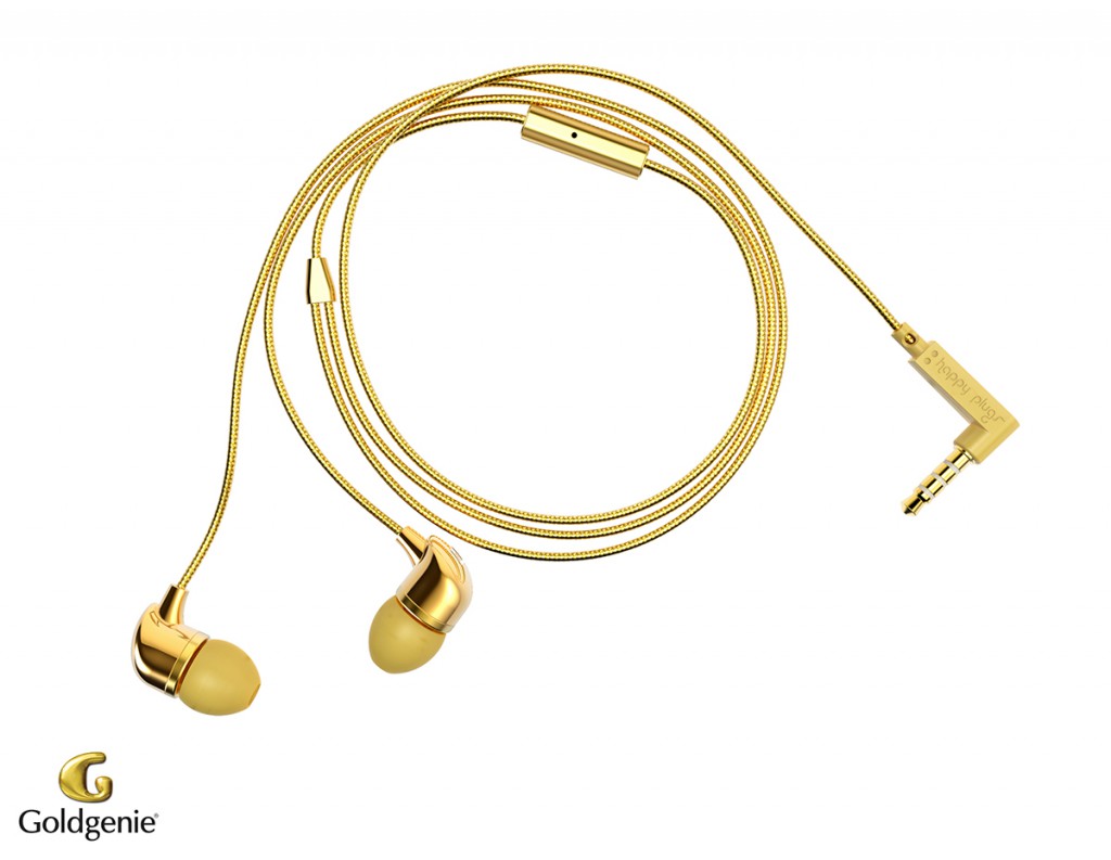 18k-Gold-Earphones-White-Background