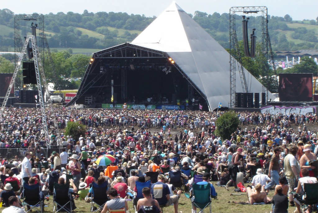 Glastonbury Festival, image source: Wikipedia
