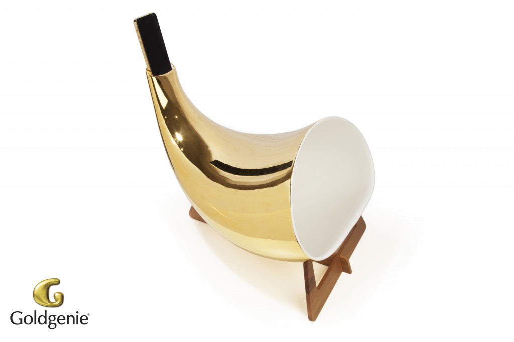 24k Gold Ceramic Megaphone