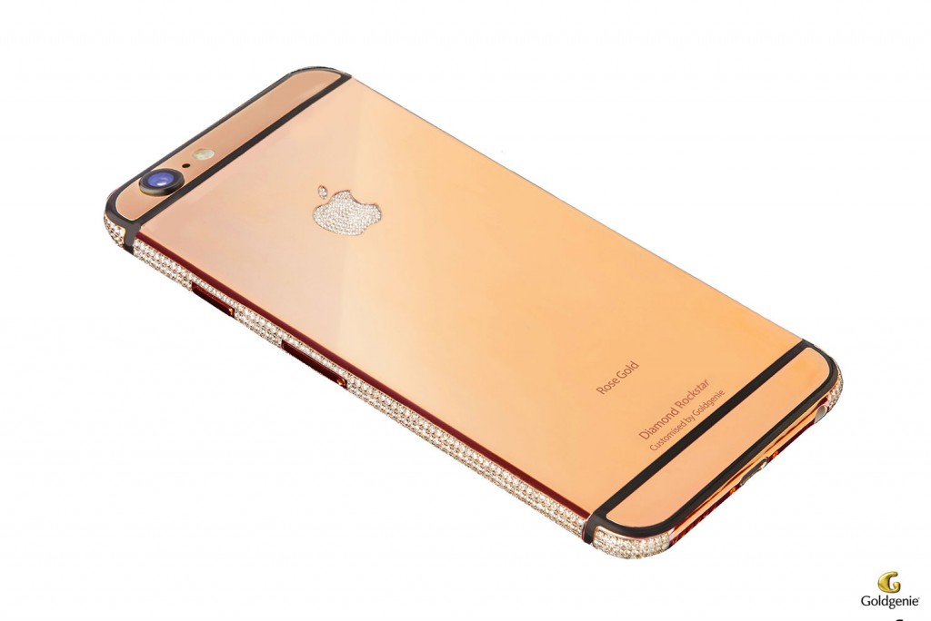 Diamond Rockstar iPhone 6s in Rose Gold