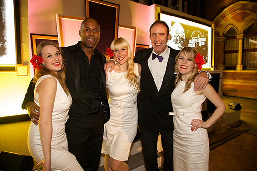 Sugar Sisters performed on the night..