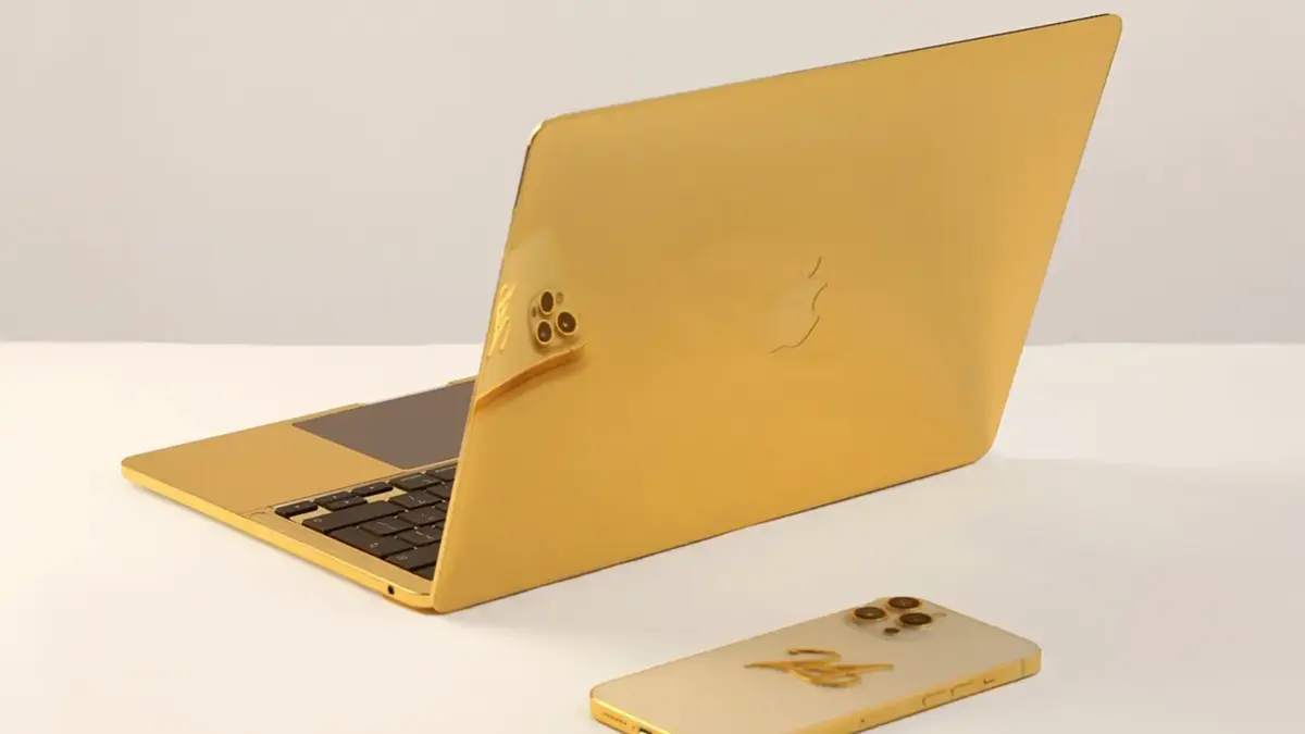 24K Gold MacBook Collection