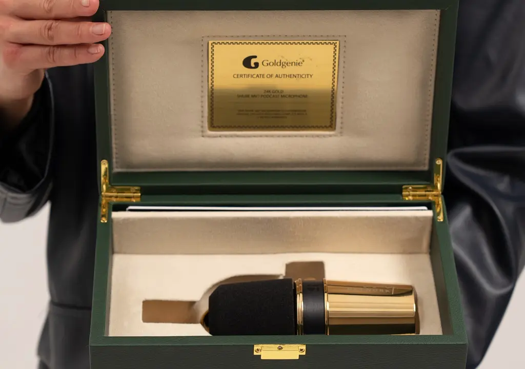 24K Gold Microphones