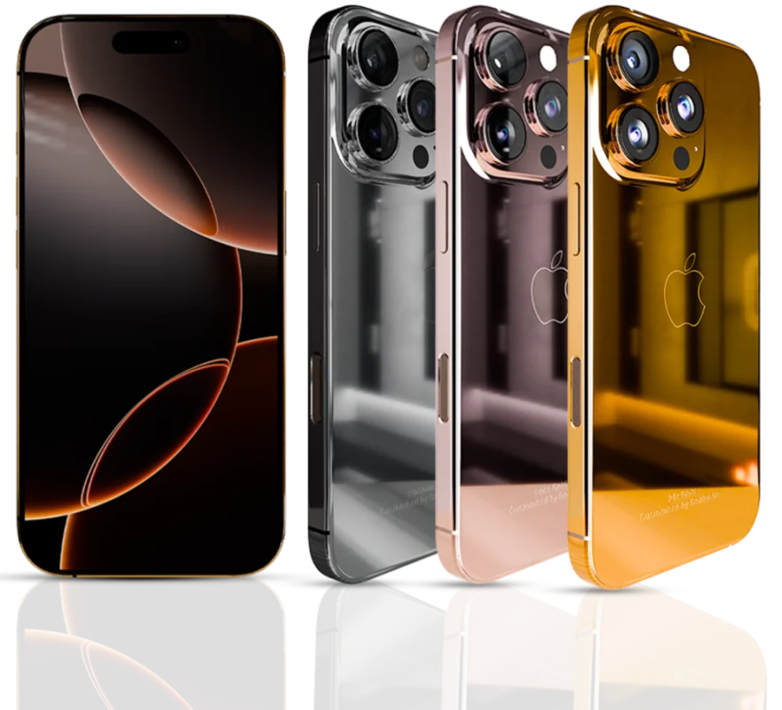 24k gold iPhone 16 Pro and Pro Max range