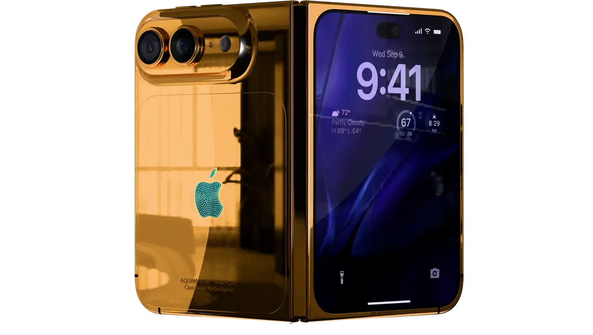24K Gold iPhone Fold by Goldgenie