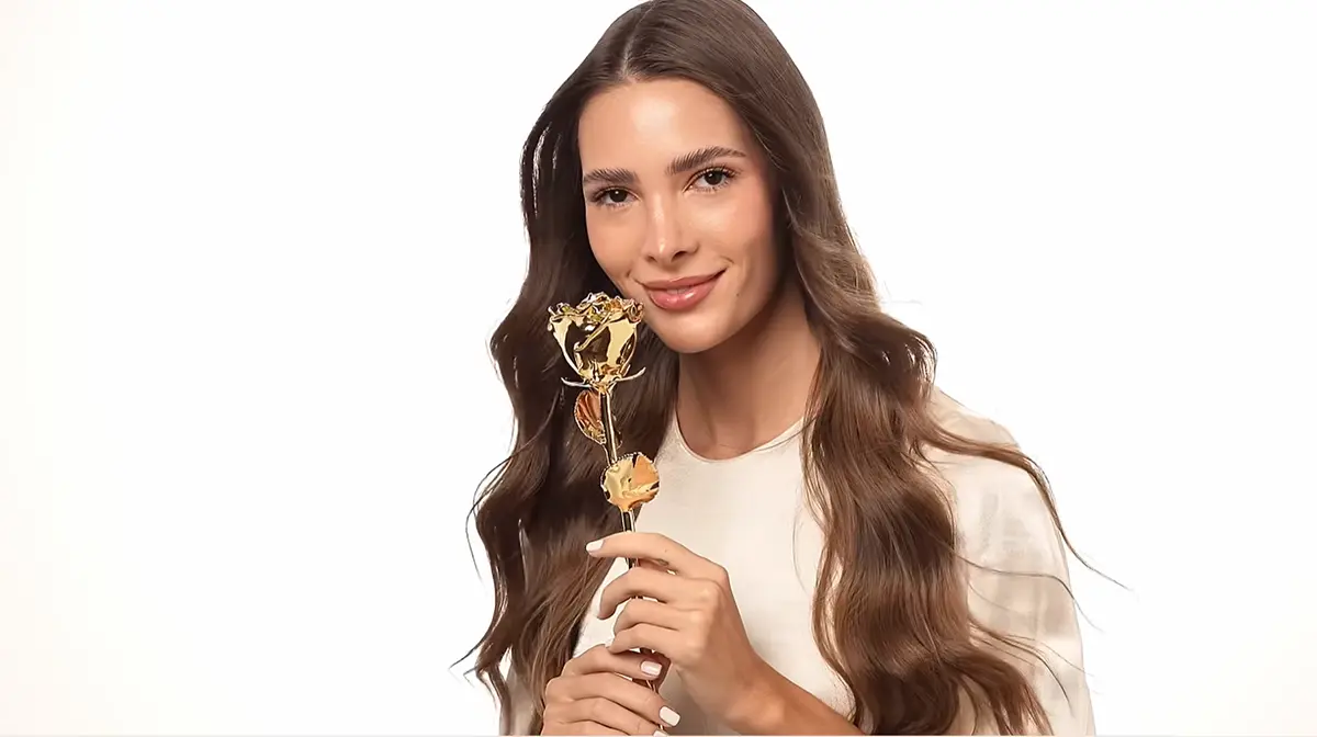 24k gold roses luxury gift