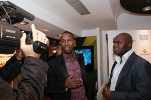 DSC00120 New Partnership: Laban and Godfrey conduct an interview. For More Information: www.askgodders.com