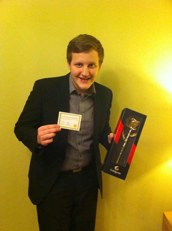 Dave Dawes Gold Rose Winner