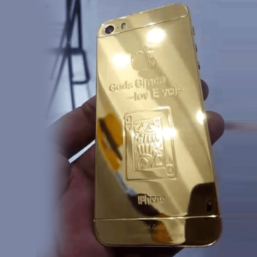 Gold plated devices and components