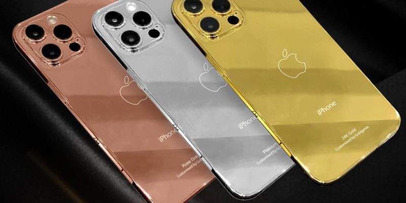 Goldgenie’s Limited Edition Custom Gold iPhone 13s