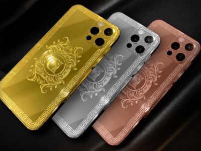 Limited-Edition Custom Gold iPhone 13s
