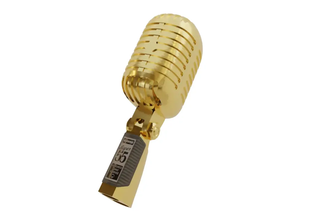 24k Gold Plated SHURE SM55
