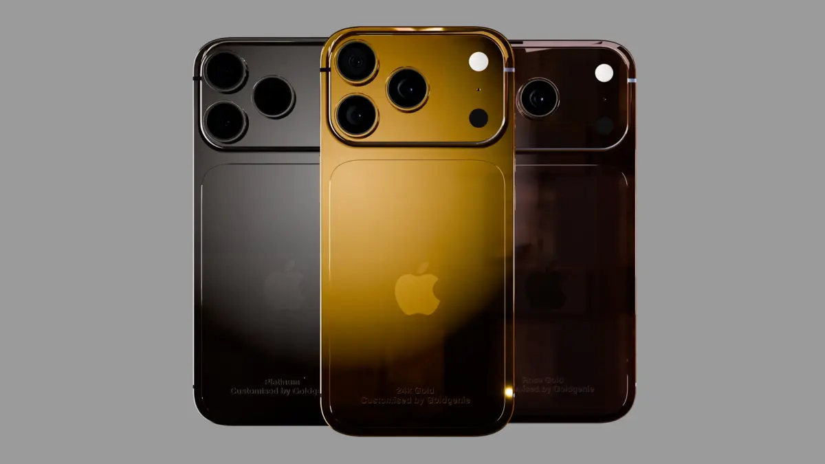 Goldgenie gold iPhones luxury smartphone craftsmanship