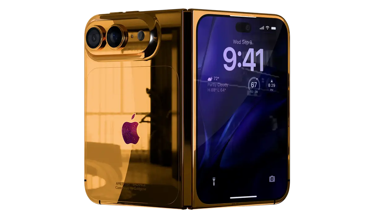 Goldgenie Luxury iPhone Fold in 24K Gold