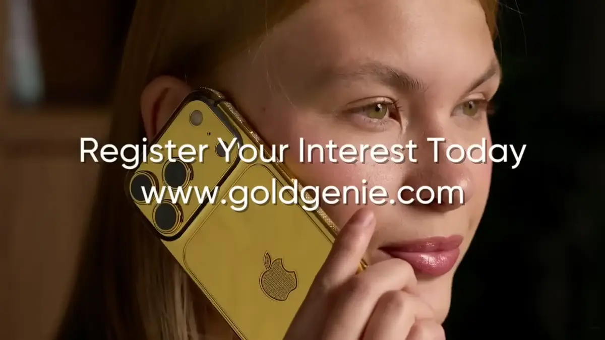 Luxury iPhone 18 customised by Goldgenie