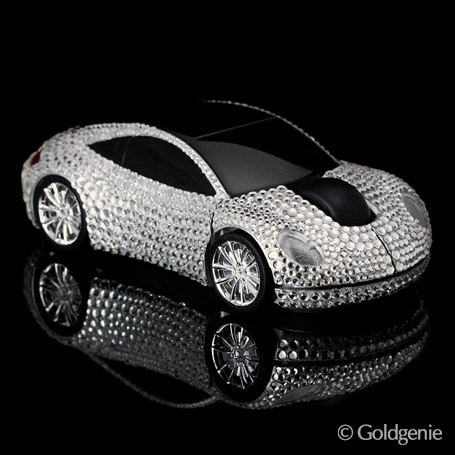 Swarovski Crystal Computer Mouse