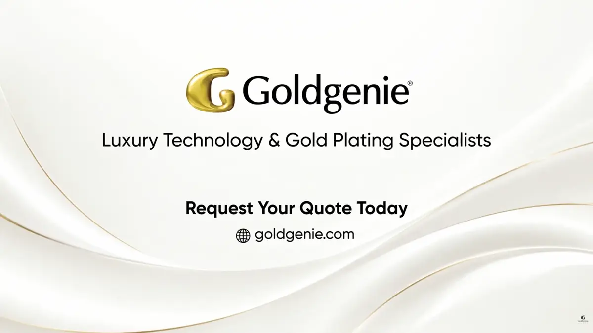 Goldgenie handcrafted 24K Gold iPhone 18 showcasing unique luxury craftsmanship