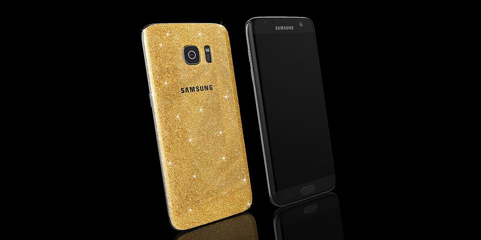 Verlichting strijd ambulance Samsung Galaxy S7 Edge Gold Stardust | Goldgenie International