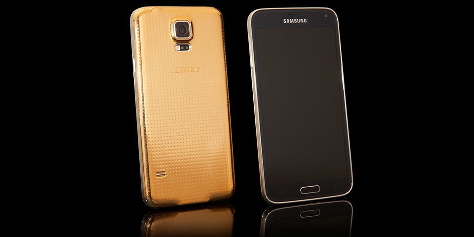 pk Morse code havik Luxury Gold Samsung Galaxy S5 | Goldgenie International