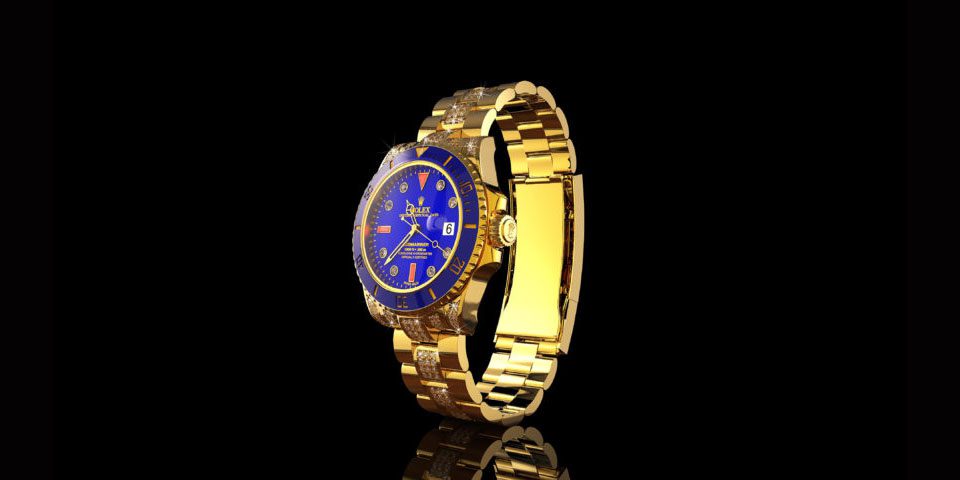 rolex pure gold watch price