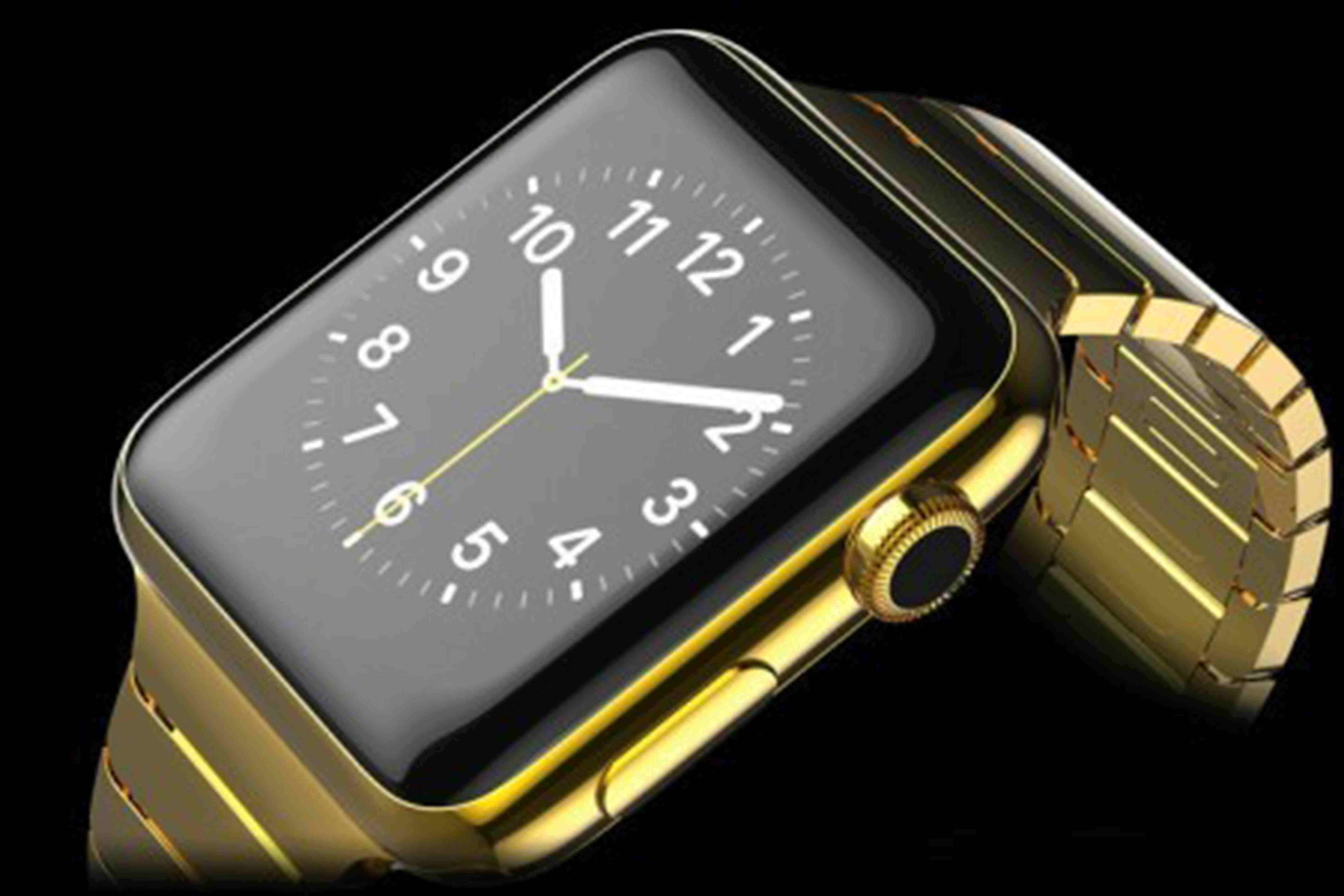 Часы apple gold