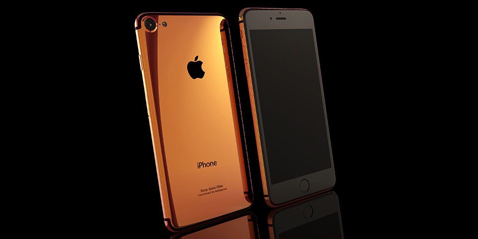 Rose Gold plated Mobile Phone