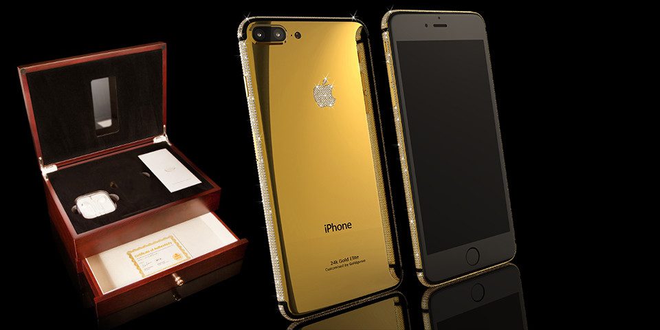 Iphone 8 Plus Swarovski Style Brilliance 5 5 24k Gold Rose Gold Platinum Range Goldgenie International