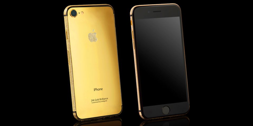 iPhone 8 Swarovski Style Brilliance (4.7″) – 24k Gold, Rose Gold & Platinum  Customisation