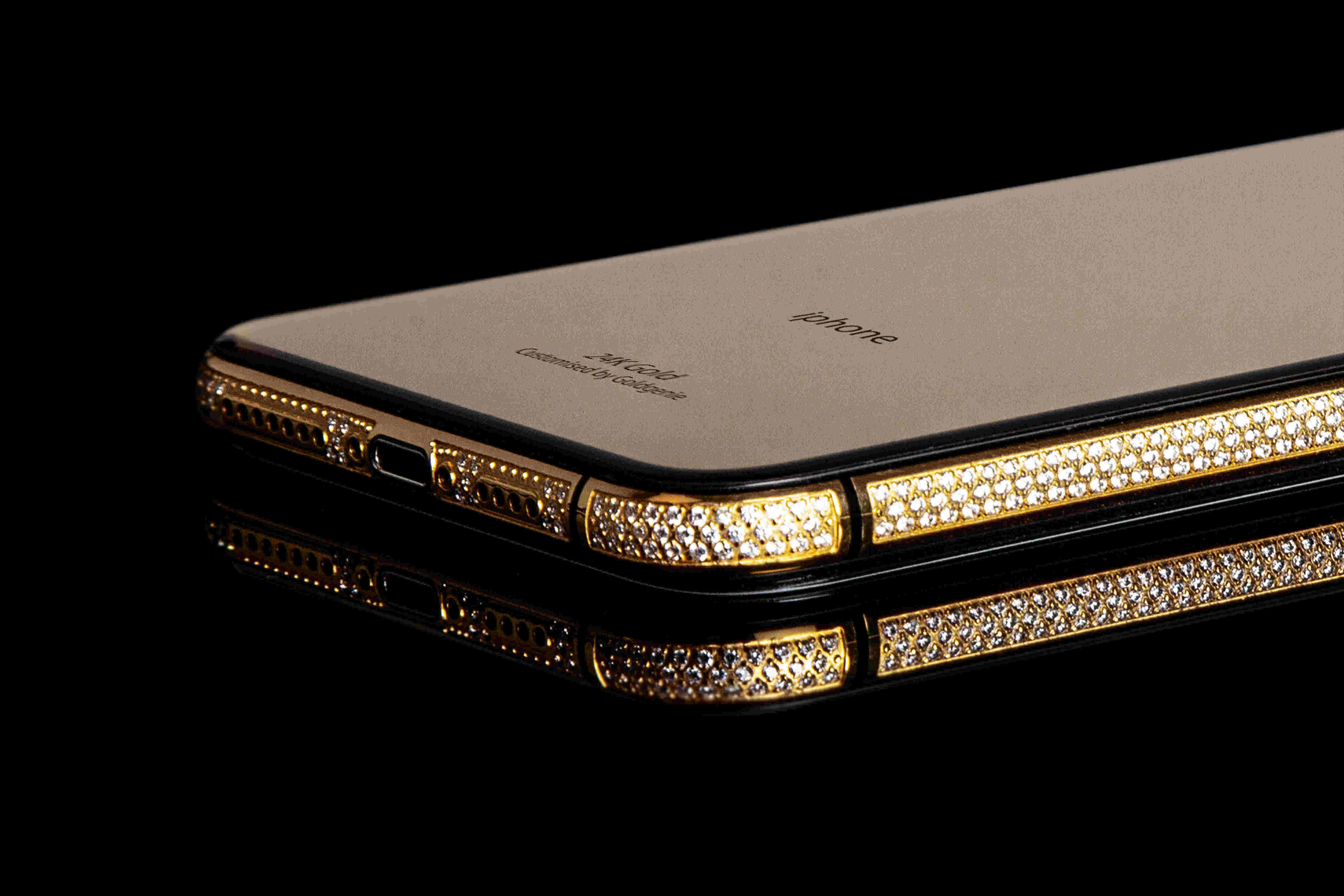 Gold iPhone Xs Diamond Cluster (5.8