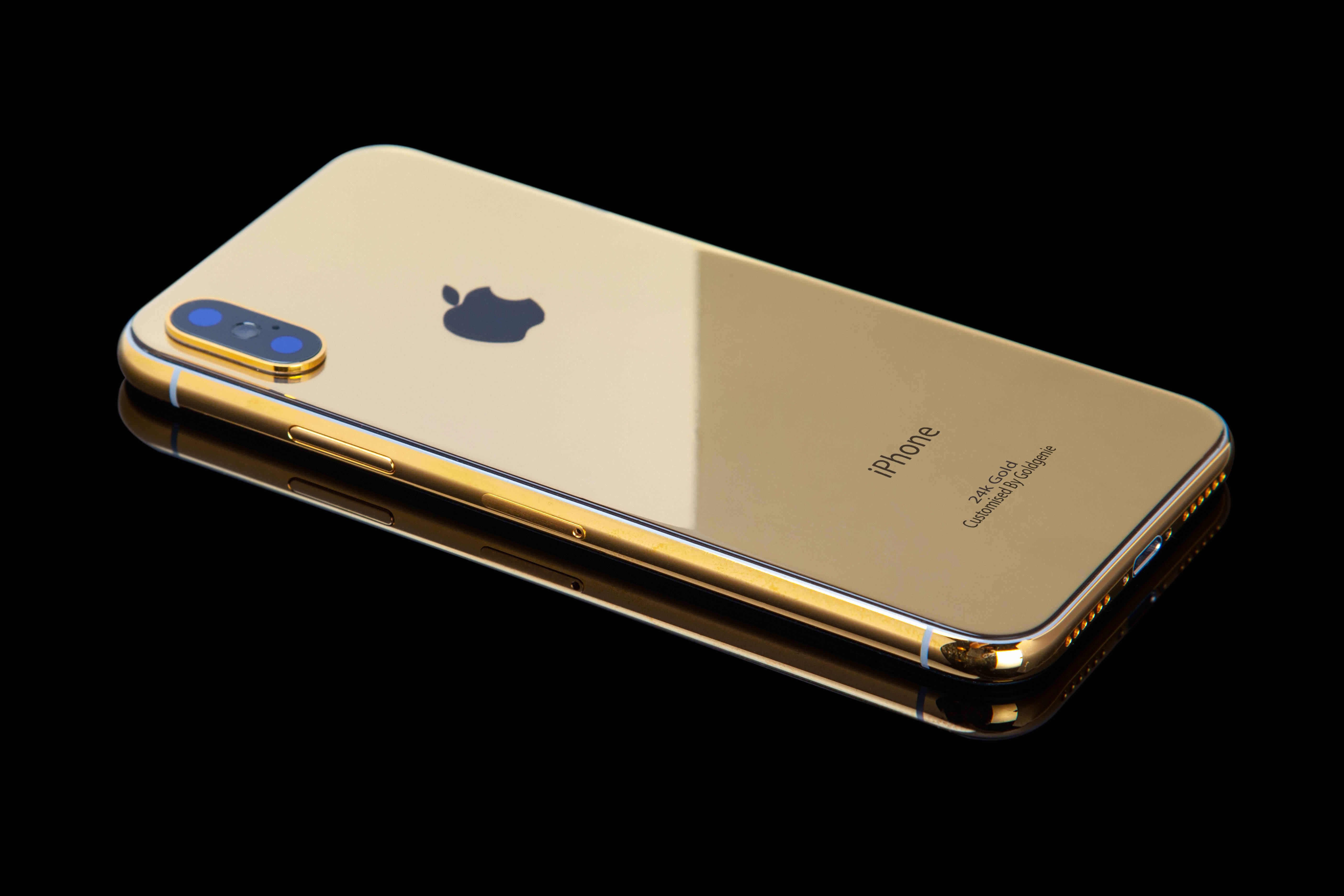 Gold iPhone Xs Elite (5.8") - 24k Gold, Rose Gold & Platinum Editions ...