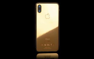 Gold iPhone Xs Diamond Cluster (5.8