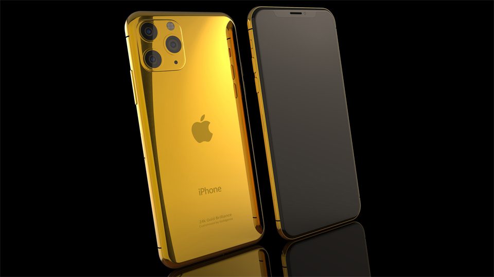 iPhone-11-pro-max-gold plating
