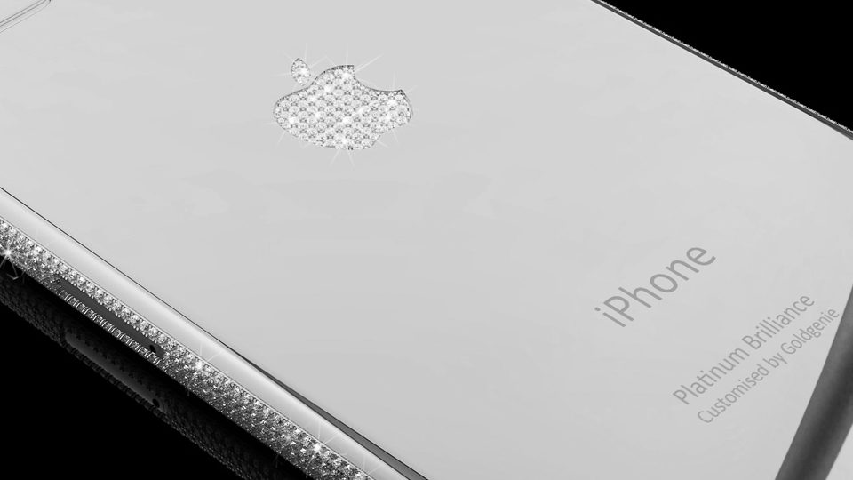 Luxury-iPhone-Platinum & Diamond