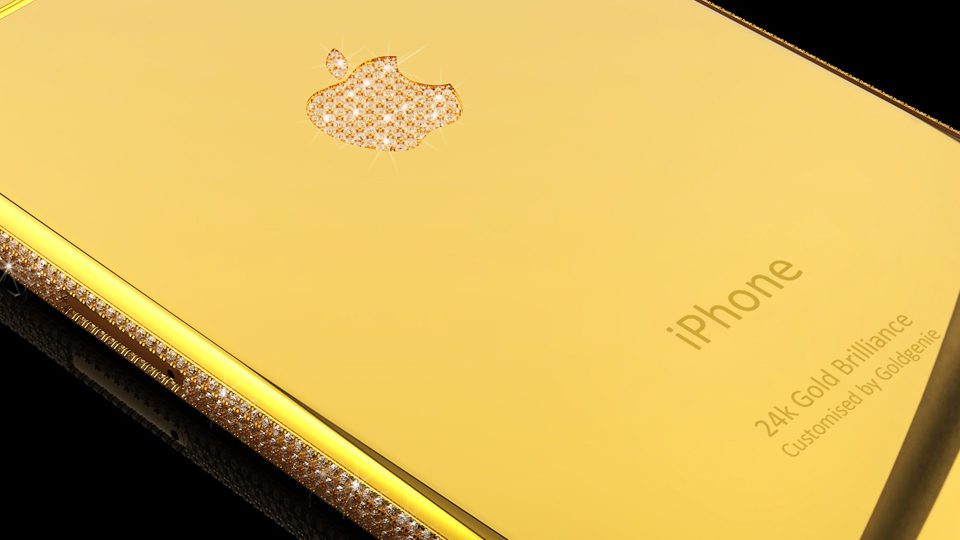 Luxury-iPhone-24k Gold & Diamond