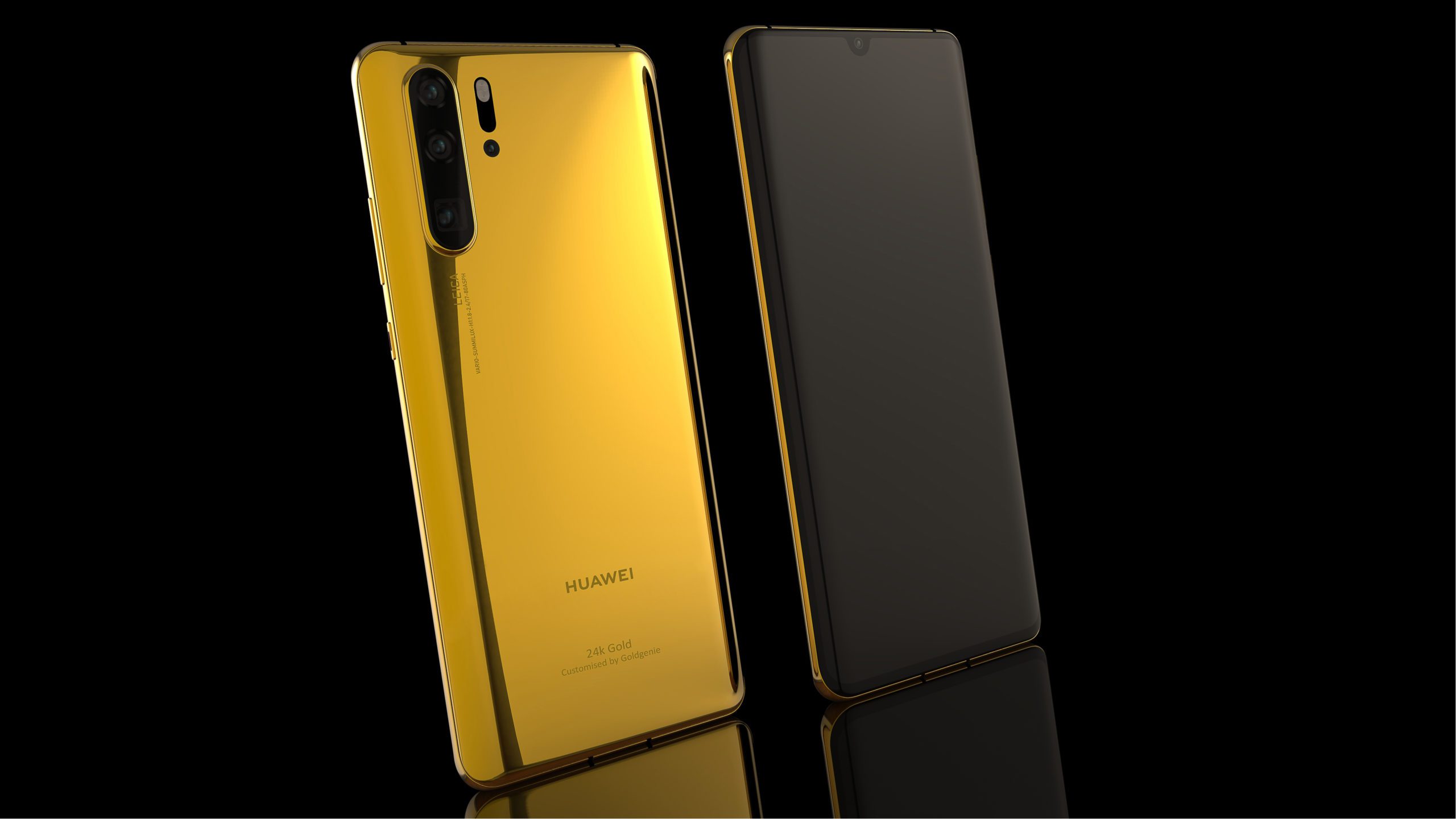 24k gold plated huawei p30 pro scaled