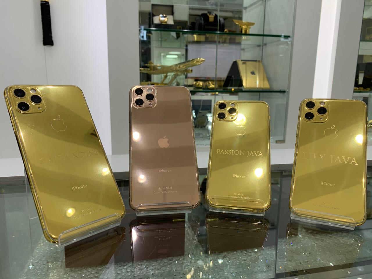 24k Gold Plated Rose Gold iPhone11 Pro Max Range