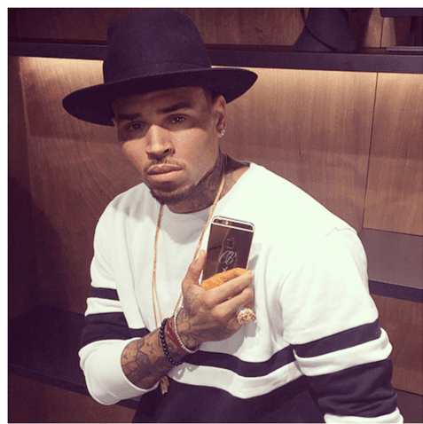 Chris Brown 24k Gold iPhone
