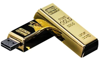24K Gold USB Stick