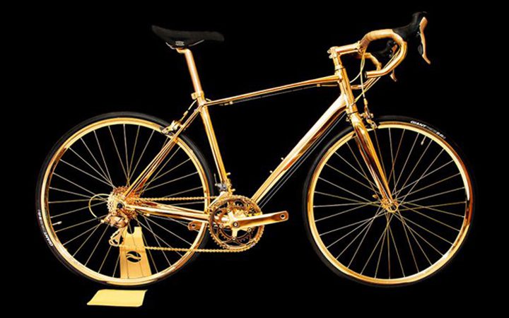 luxury gifts-gold-bike