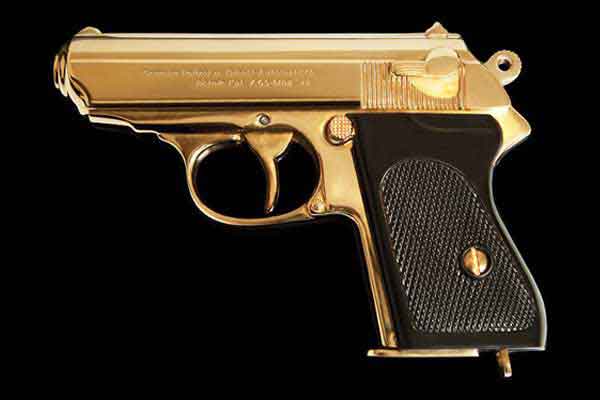 24k Gold James Bond Gun-1