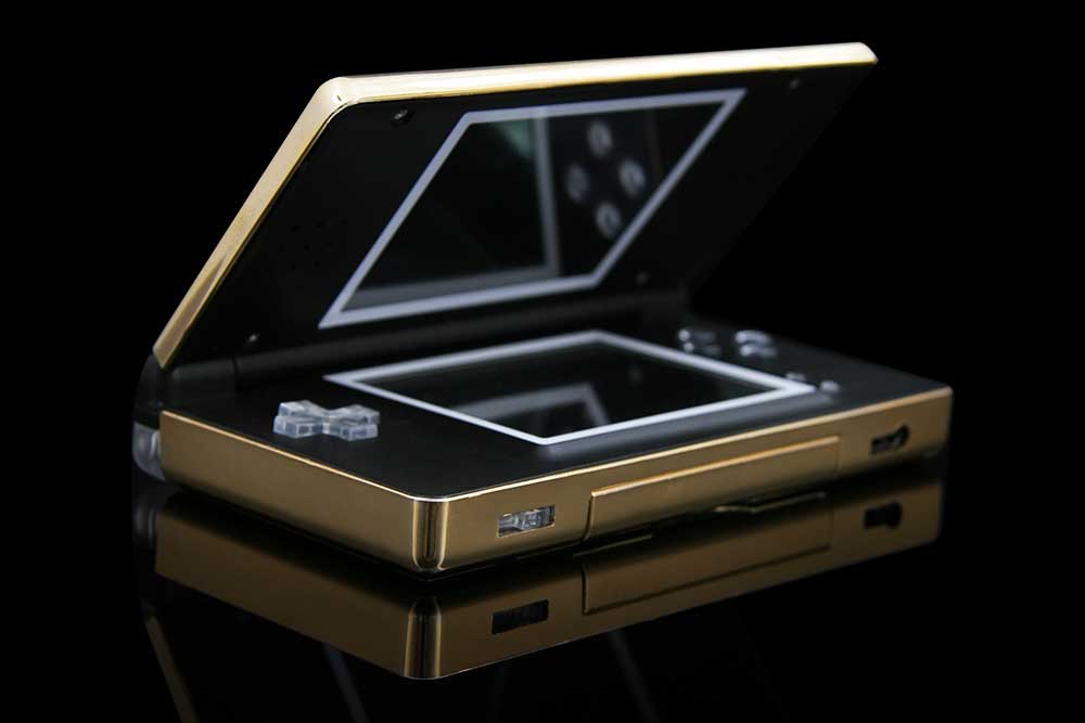 Gold Plated Games Consoles