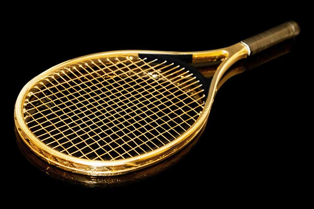 Gold Tennis Racket Gifts