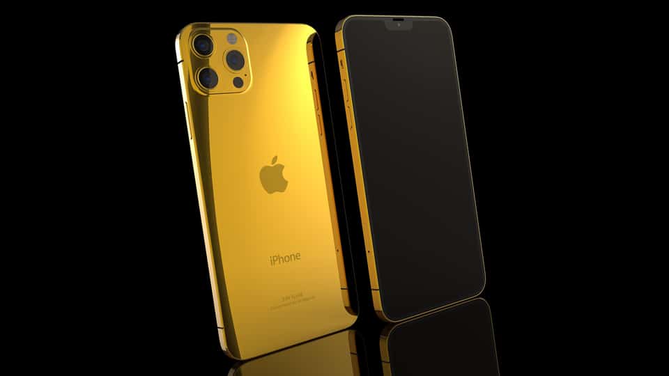 24k Gold iPhone 12 Pro Max, Rose Gold, Platinum (6.7) | Goldgenie