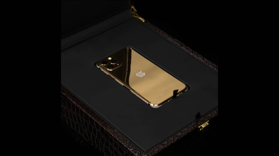 Luxury Gold iPhone in a Box