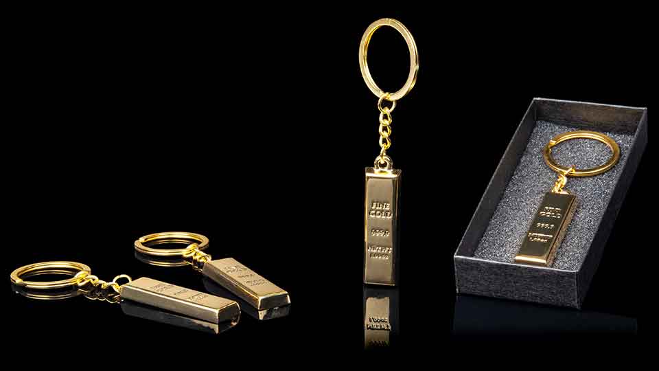 Gold Plated Key Ring