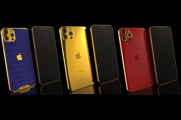 iPhone12 Croc Gold Epitome
